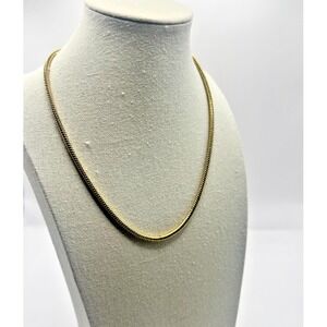 Vintage Park Lane Gold‎ Tone Snake Chain Necklace